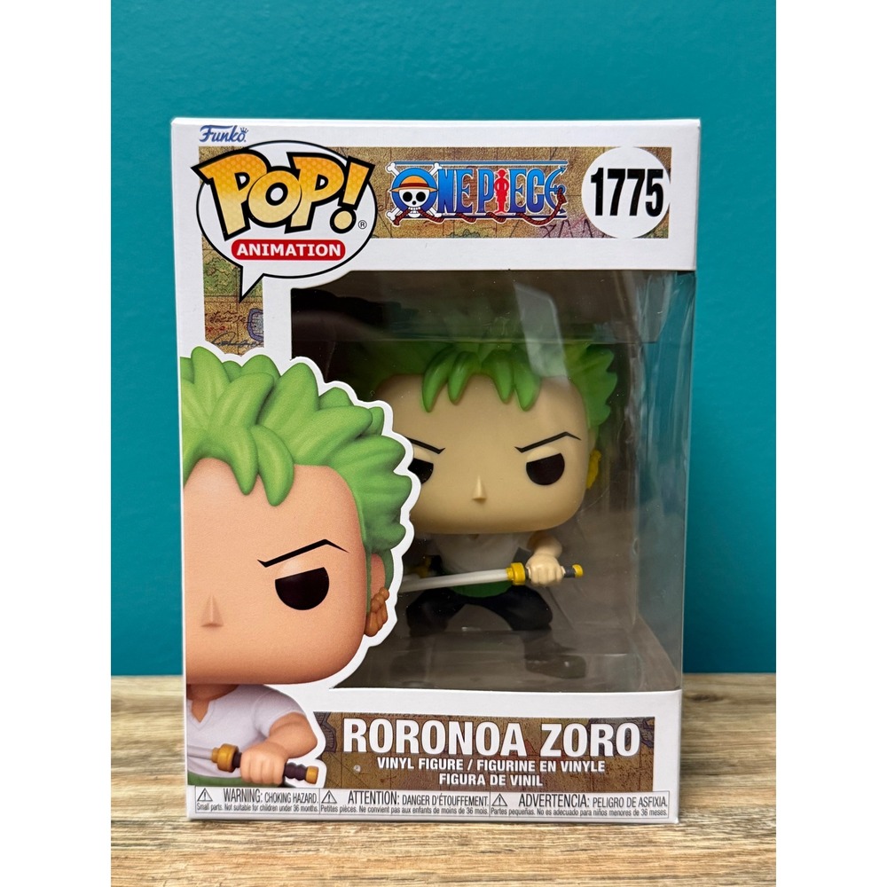 Funko Pop Animation One Piece Roronoa Zoro 1775 Vinyl Figure New Green NIB